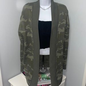 Express Camo Cardigan